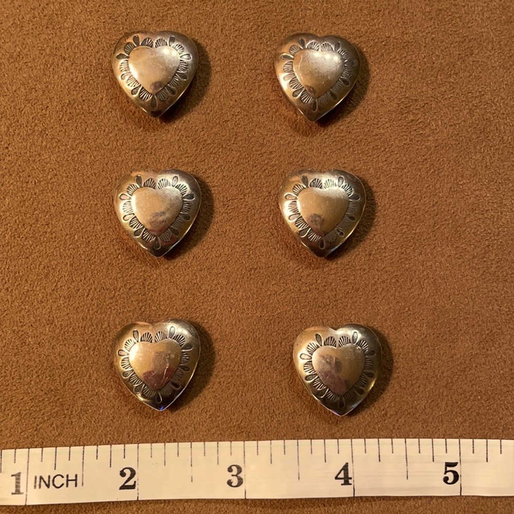 Sterling Silver Button Covers - Picture 3 of 4